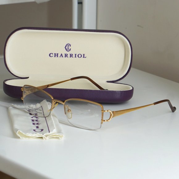 👑 CHARRIOL PC 7193 👑 Ross-Gold Eyeglasses Frame